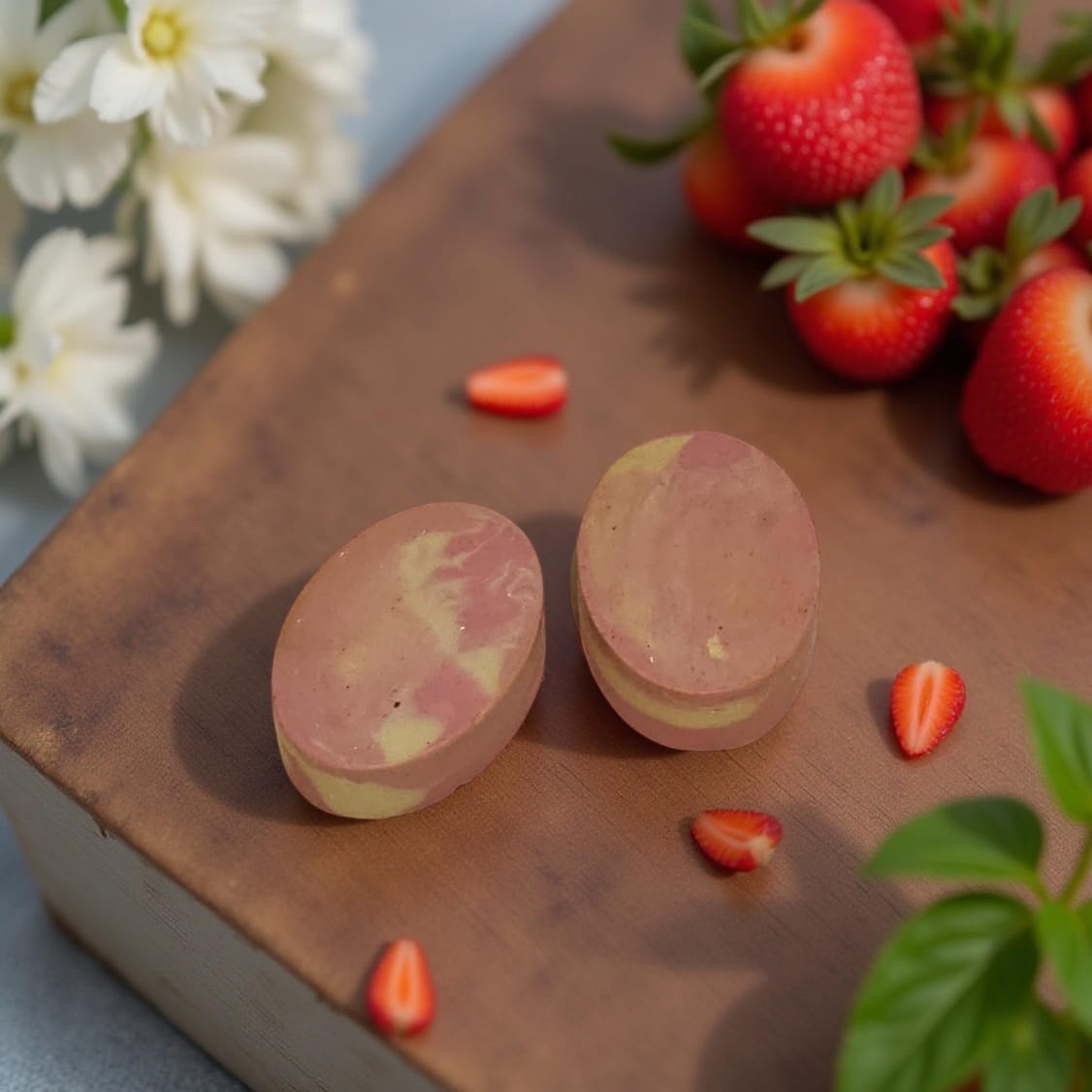 Strawberry soap