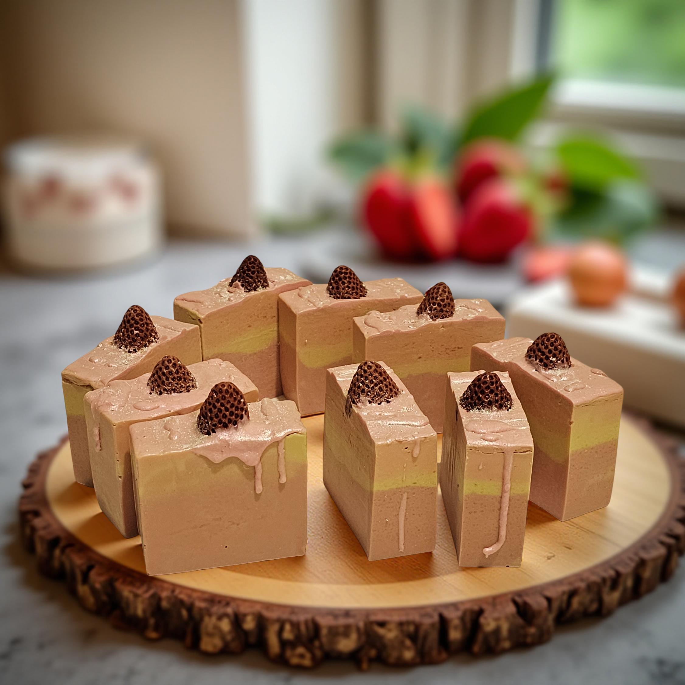 Strawberry soap