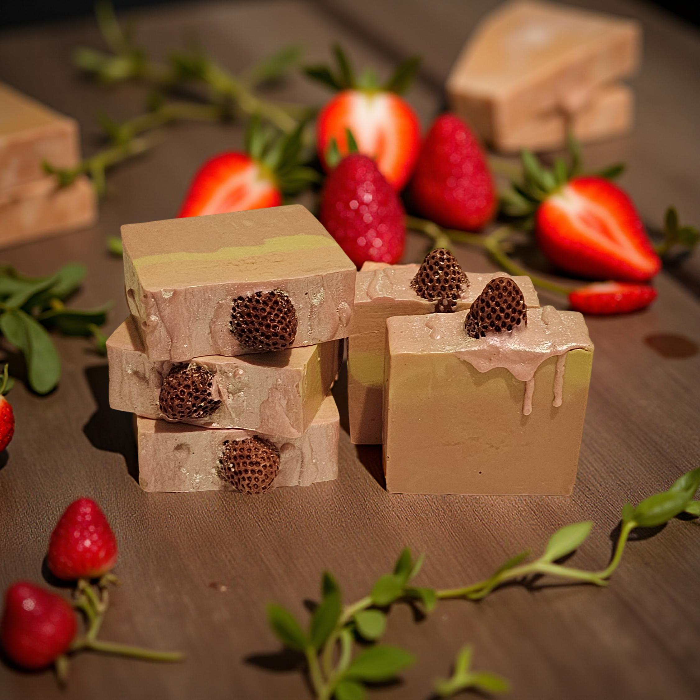 Strawberry soap