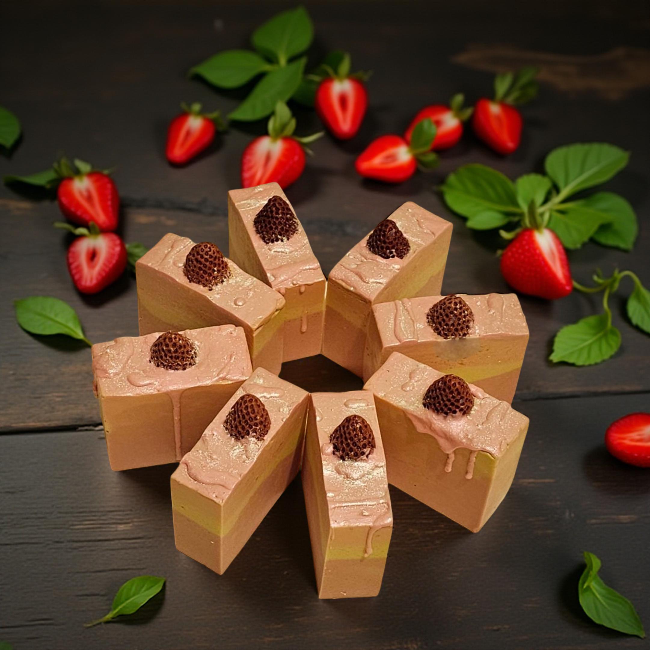 Strawberry soap